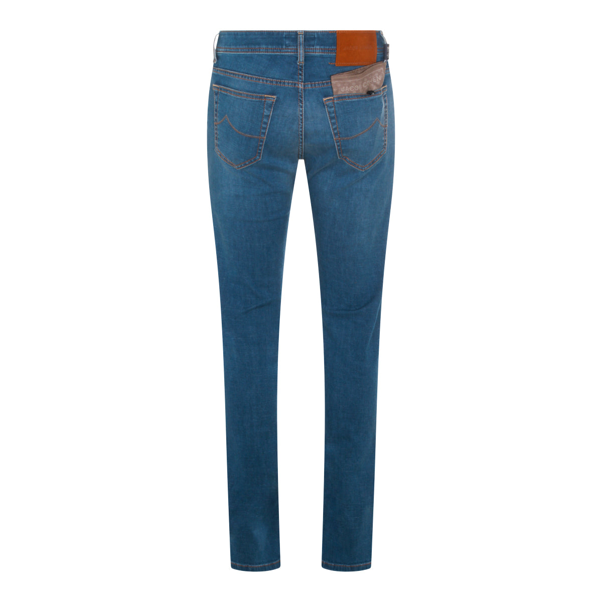 BLUE COTTON BARD JEANS