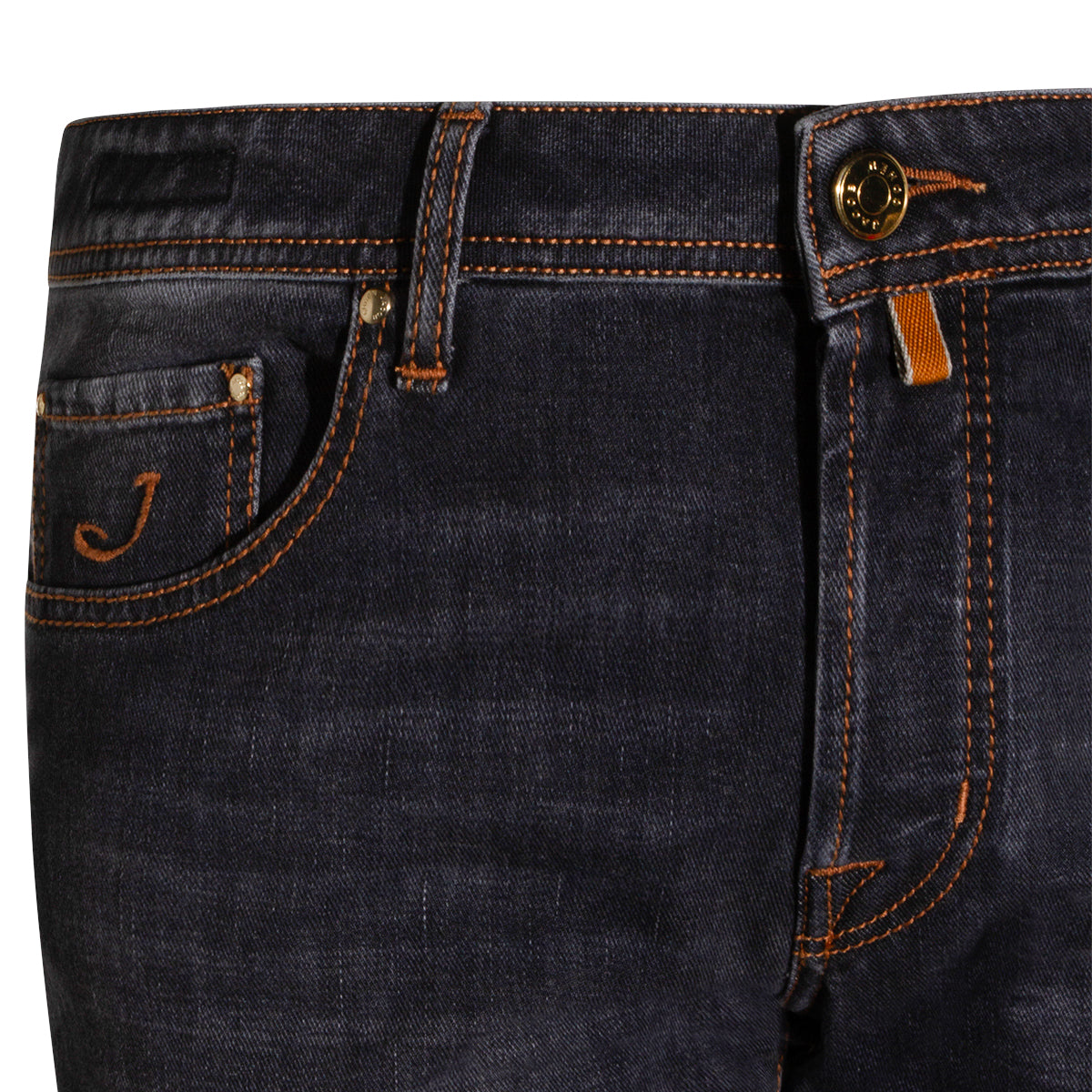 BLACK COTTON DENIM JEANS