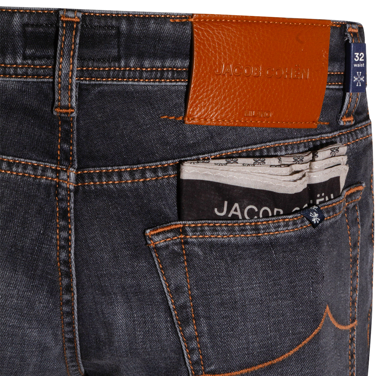 BLACK COTTON DENIM JEANS