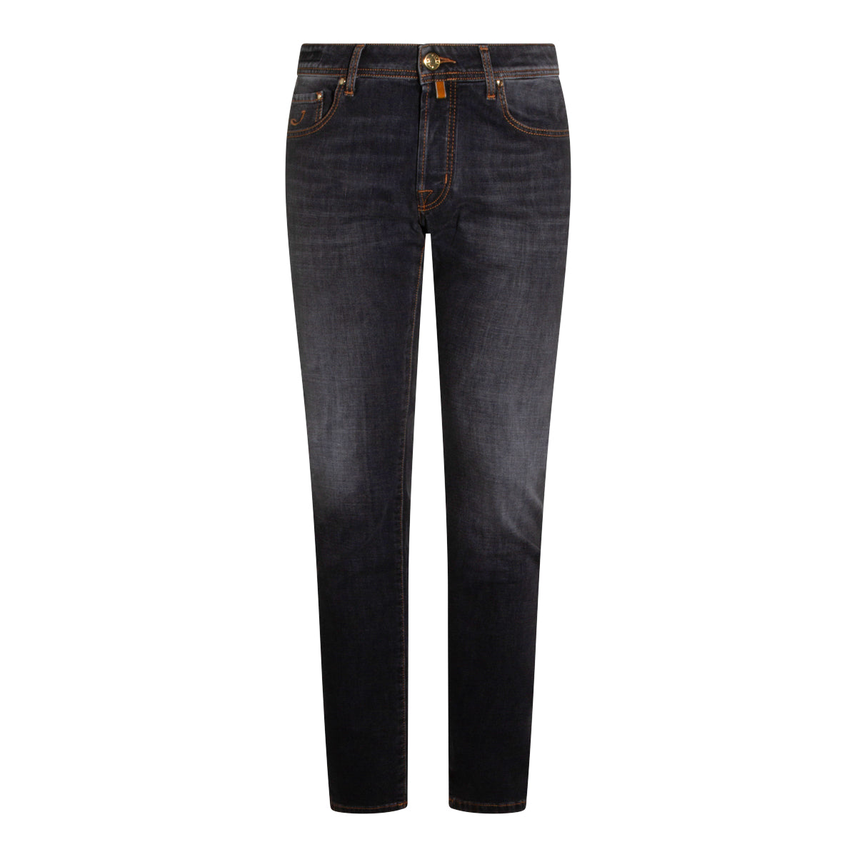 BLACK COTTON DENIM JEANS