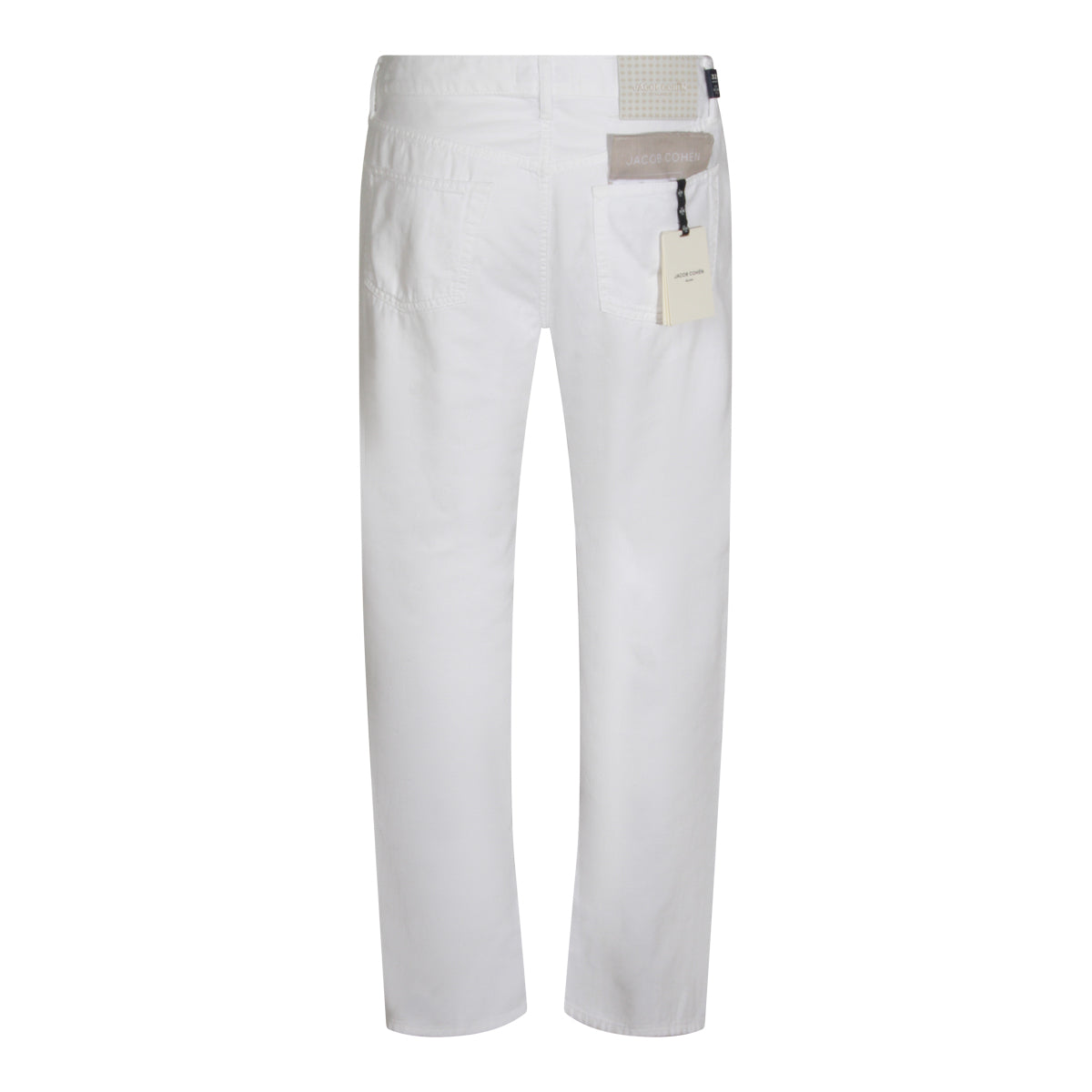 WHITE COTTON EDO JEANS