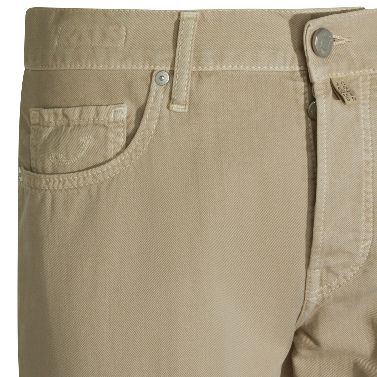 LIGHT BEIGE COTTON EDO JEANS