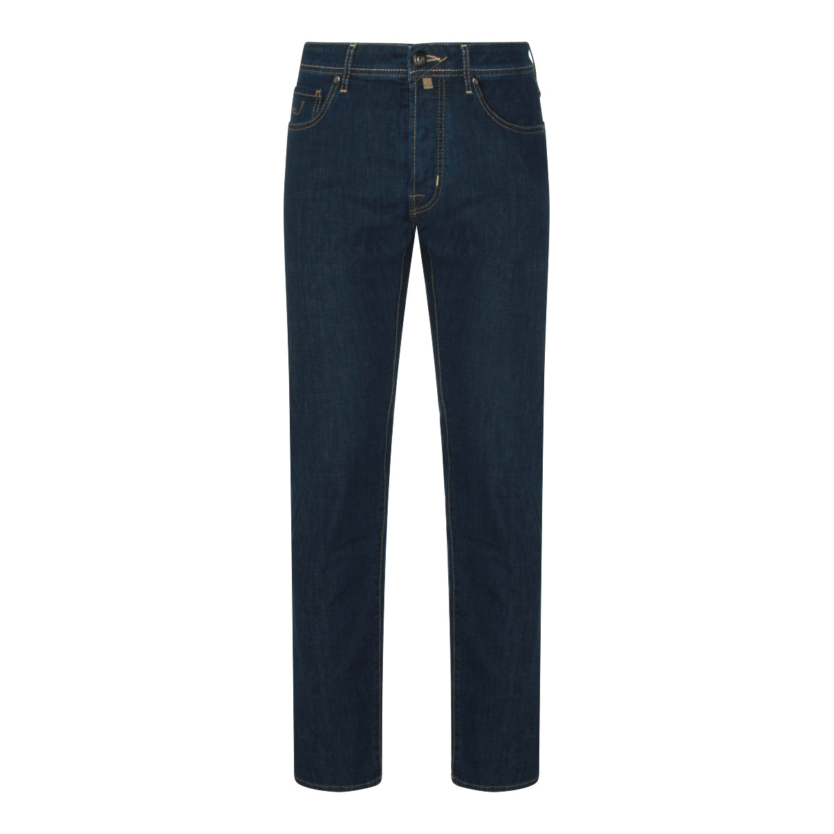 DARK BLUE BARD COTTON JEANS