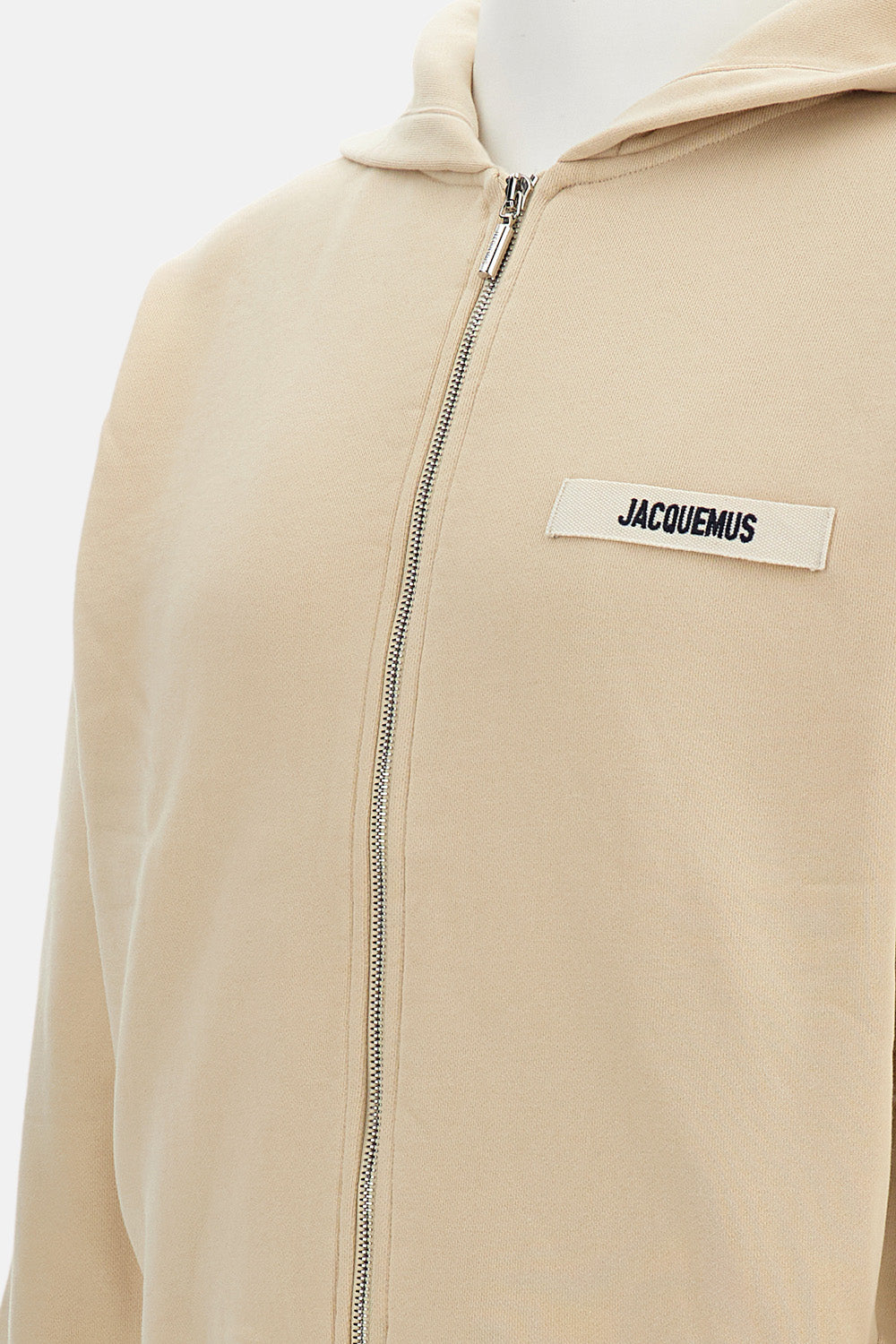 LE HOODIE ZIP GROS GRAIN
