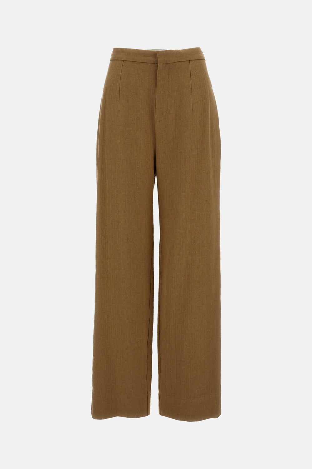 LINEN-BLEND TROUSERS
