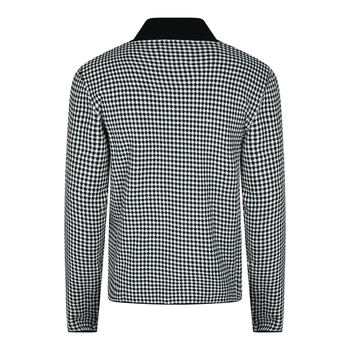 WHITE AND BLACK COTTON SHIRT