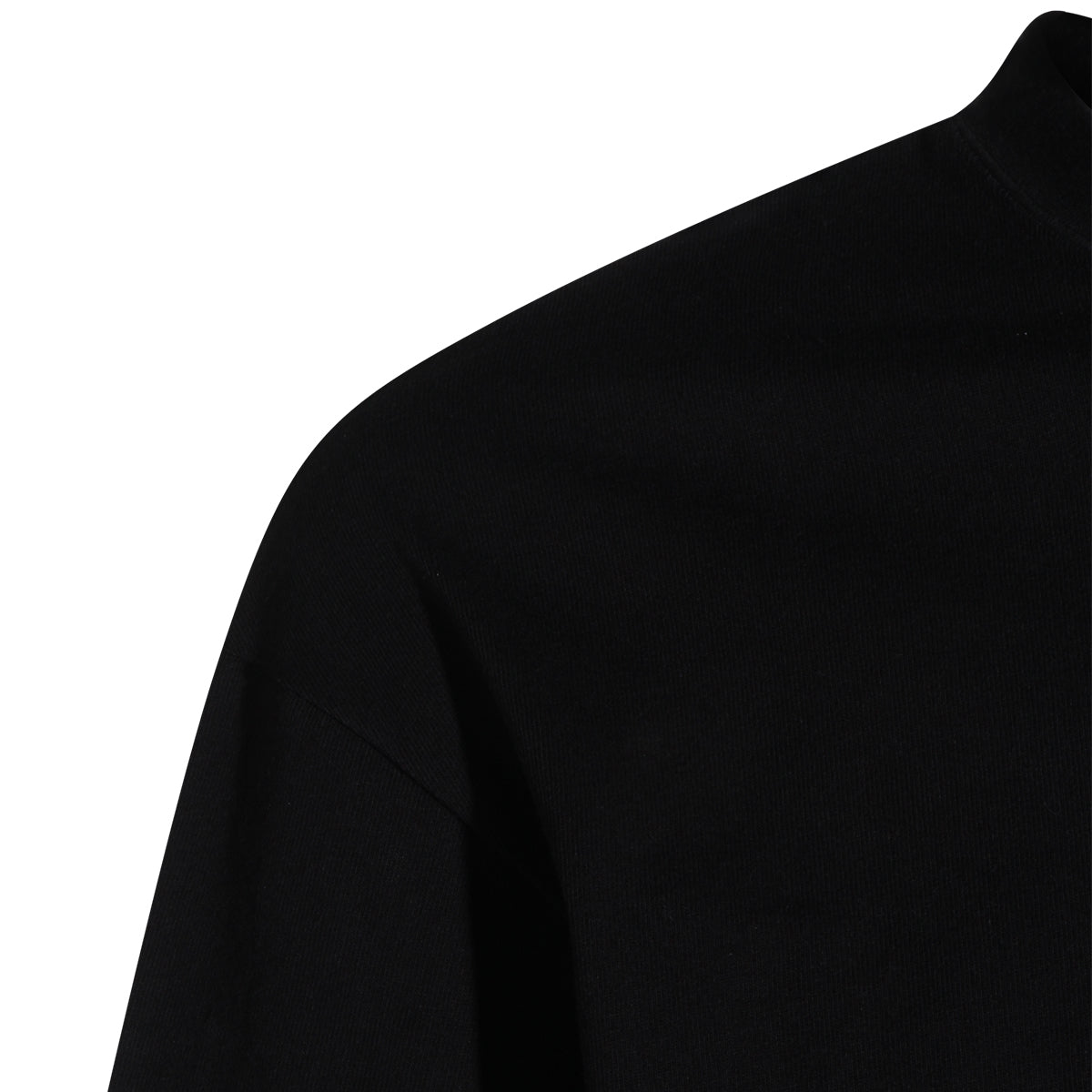 BLACK AND WHITE COTTON T-SHIRT