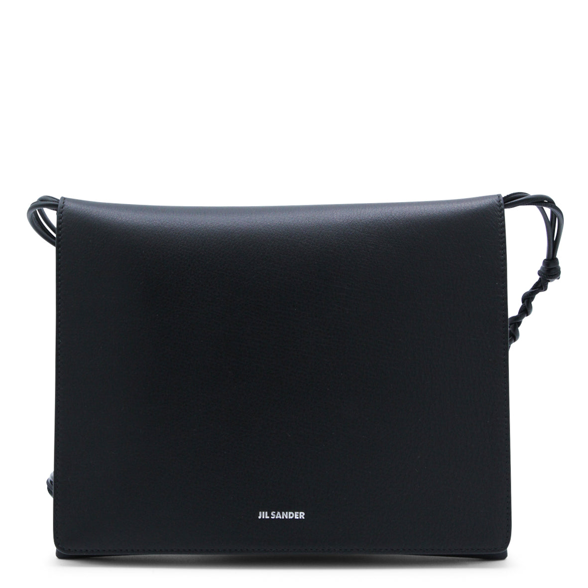 BLACK TANGLE FLAT MD SHOULDER BAG