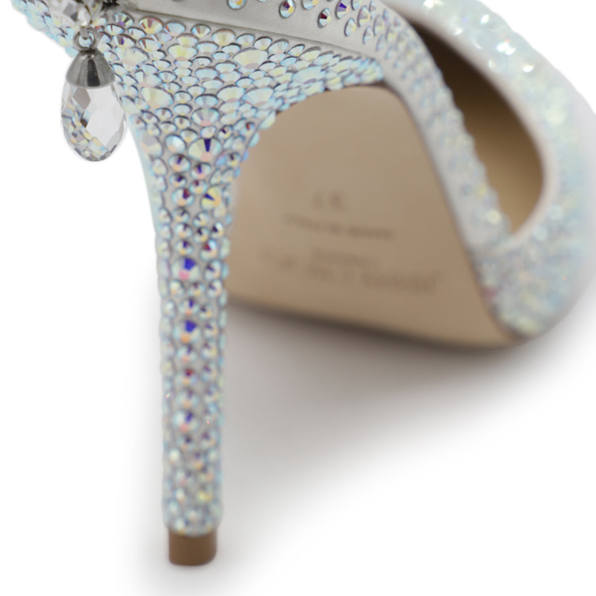 SILVER LEATHER PUMPS