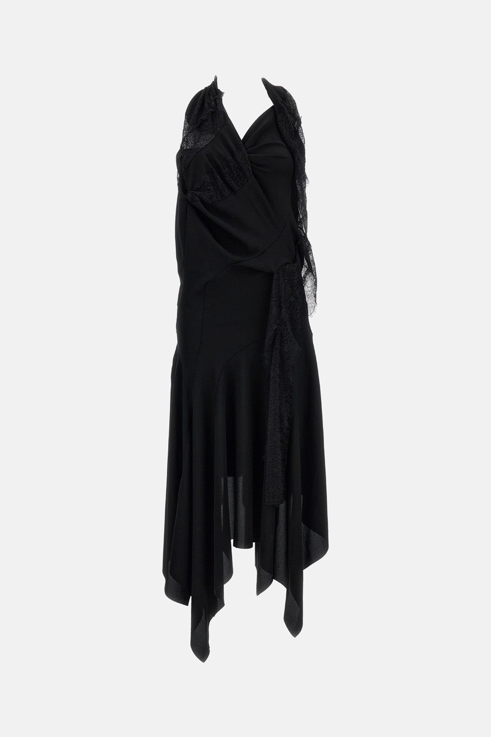 LONG ASYMMETRIC DRESS