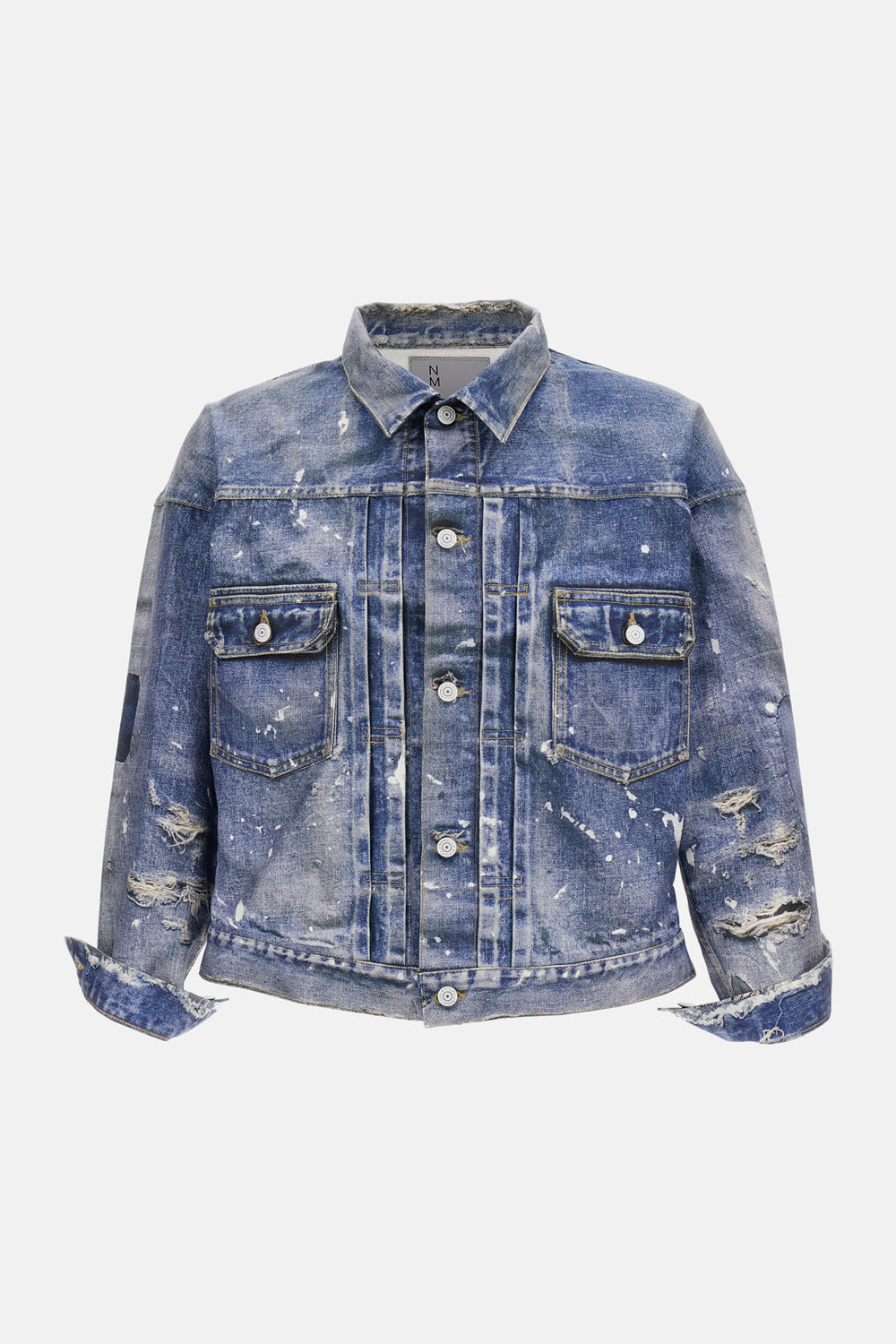 DENIM PRINTED JACKET