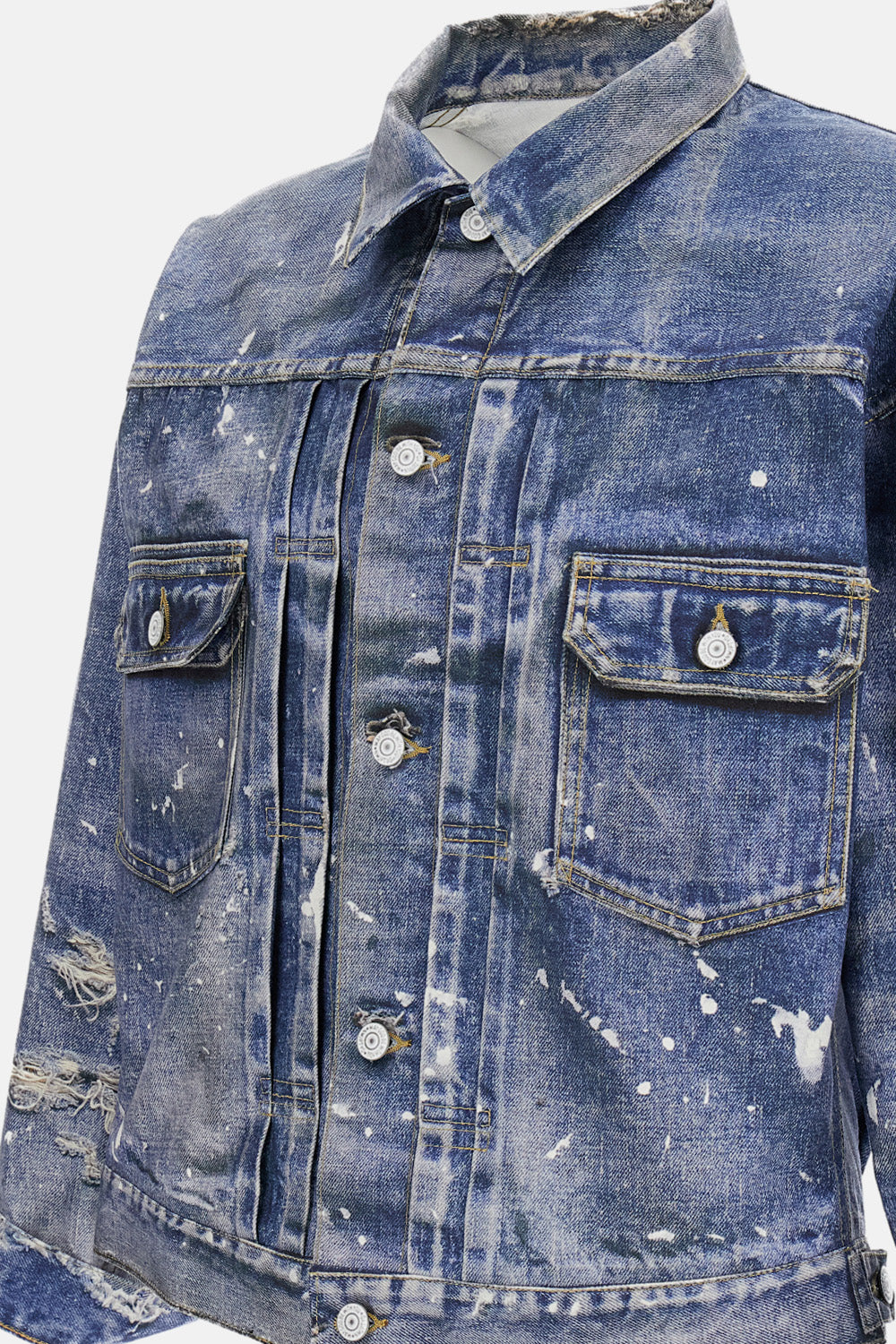 DENIM PRINTED JACKET
