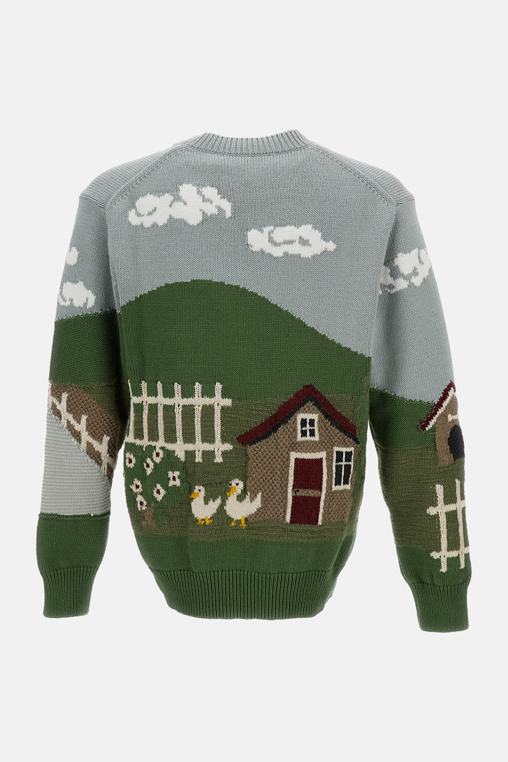 EMBROIDERED PRINT KNITWEAR