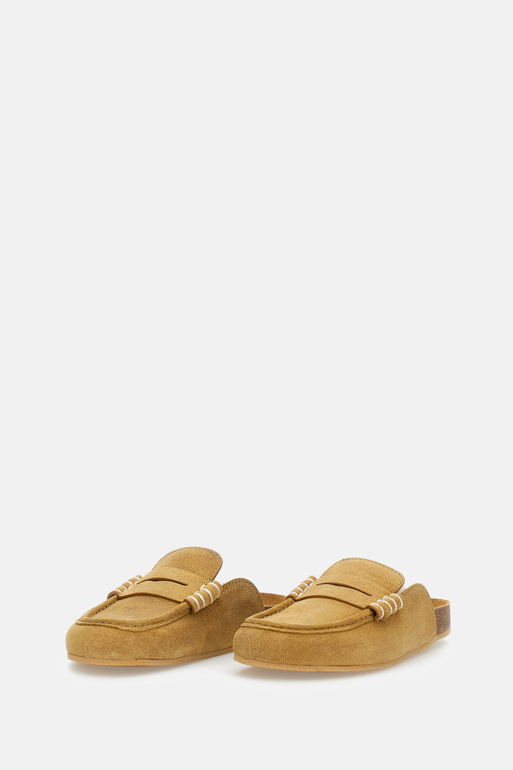STITCH LOAFER MULES