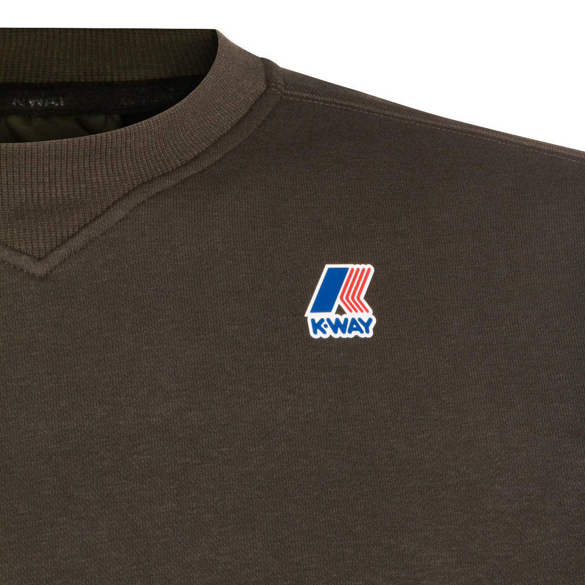 DARK GREEN COTTON SWEATSHIRT