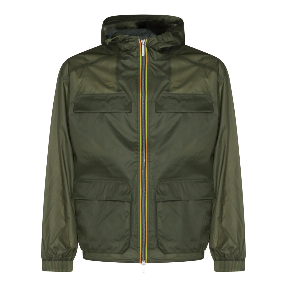 GREEN LICHEN CLAD CASUAL JACKET