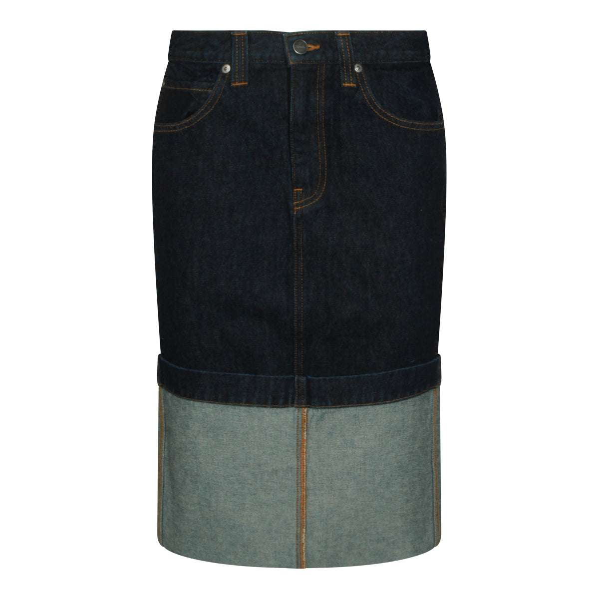 DENIM COTTON SKIRT