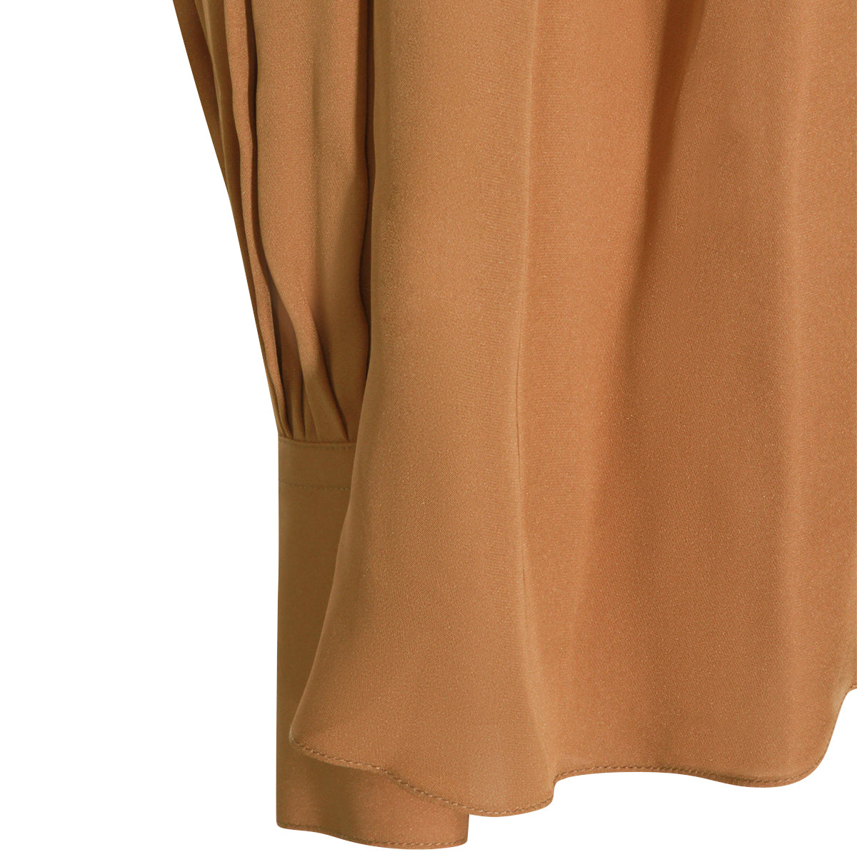BROWN SILK SHIRT