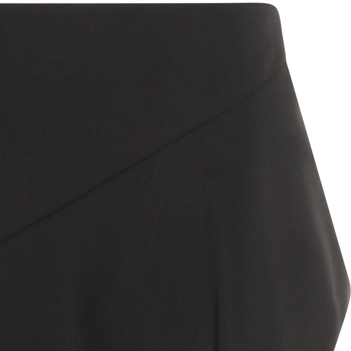 BLACK WOOL SKIRT
