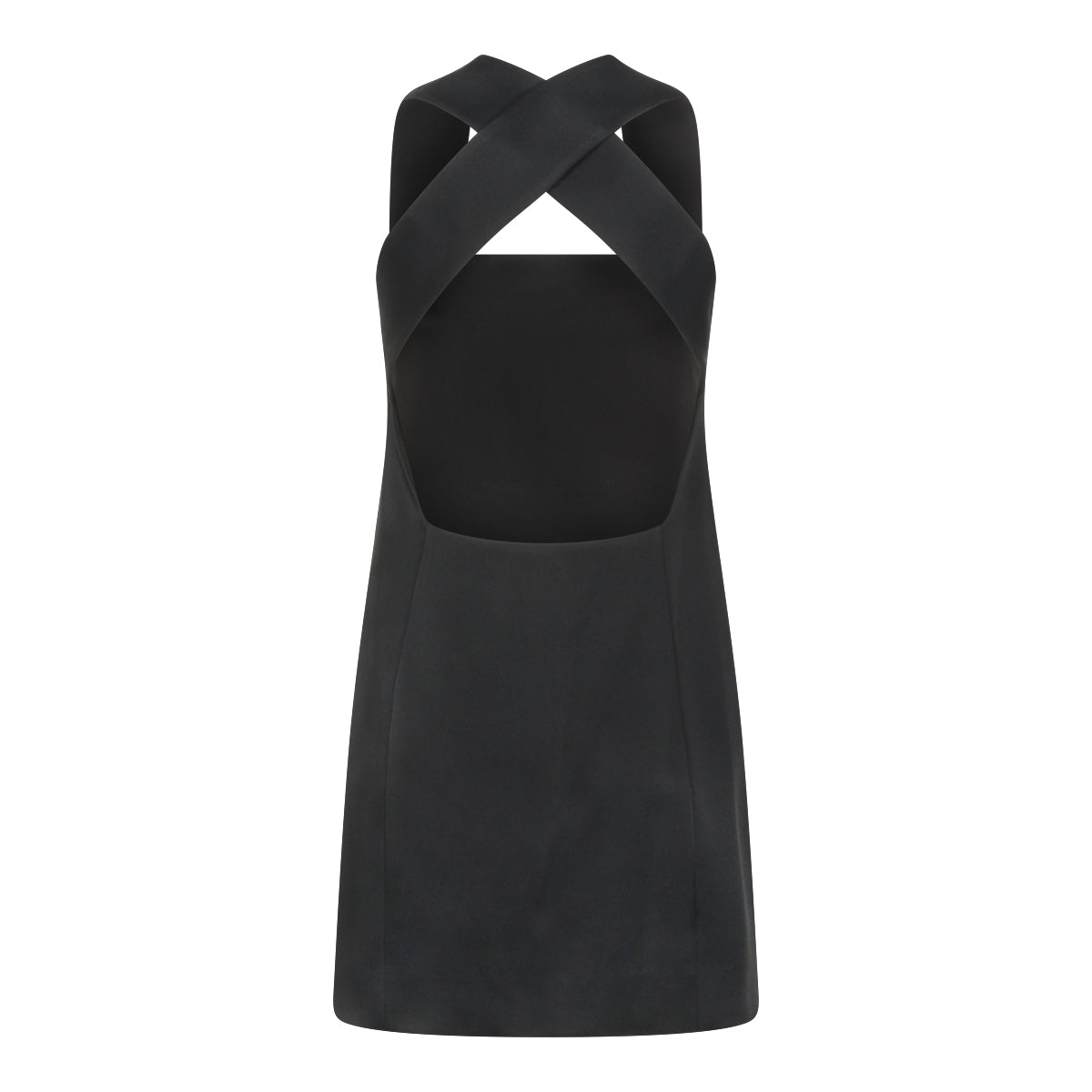 BLACK SILK DRESS