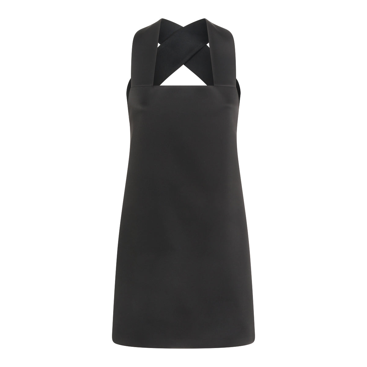 BLACK SILK DRESS