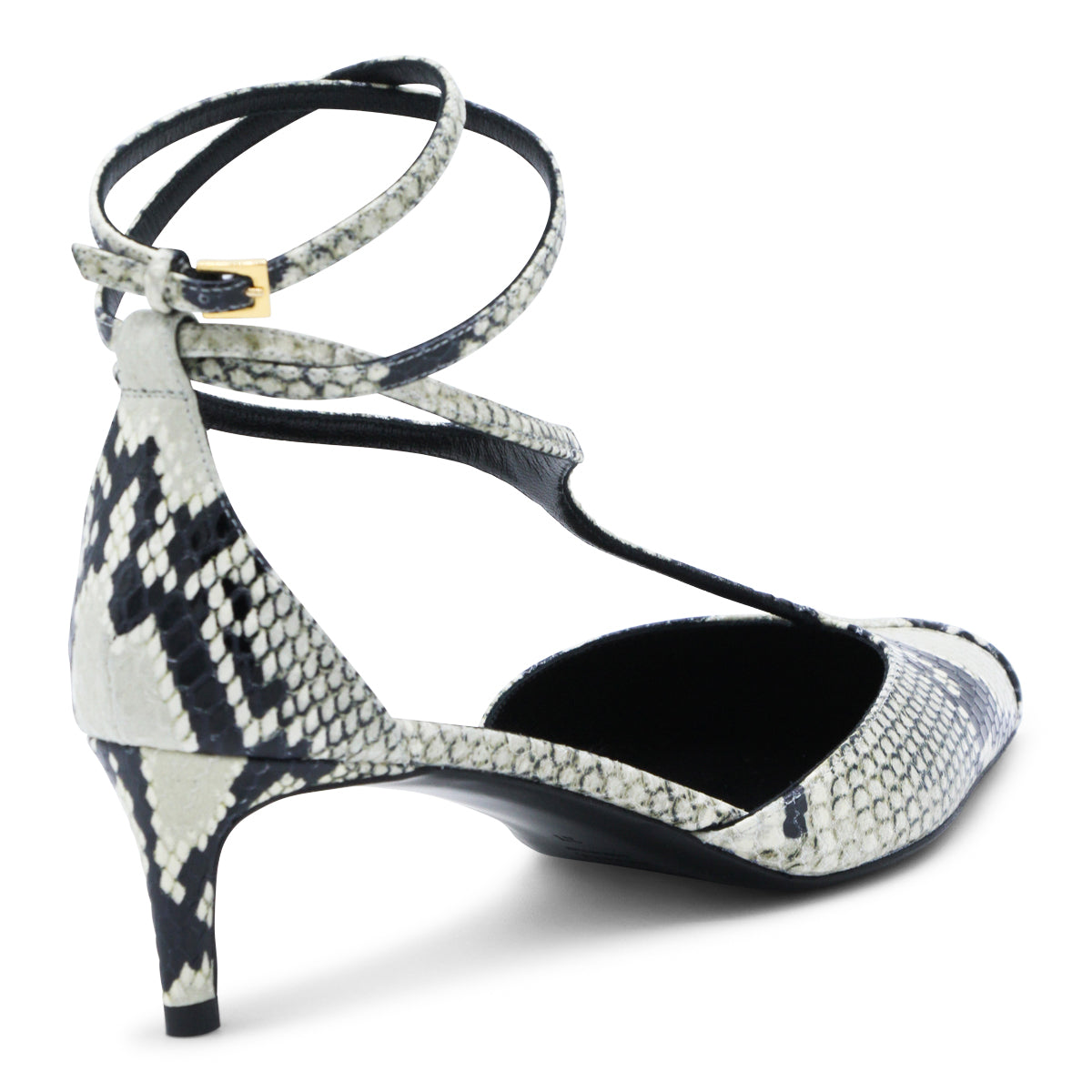 LIGHT GREY LEATHER SANDALS