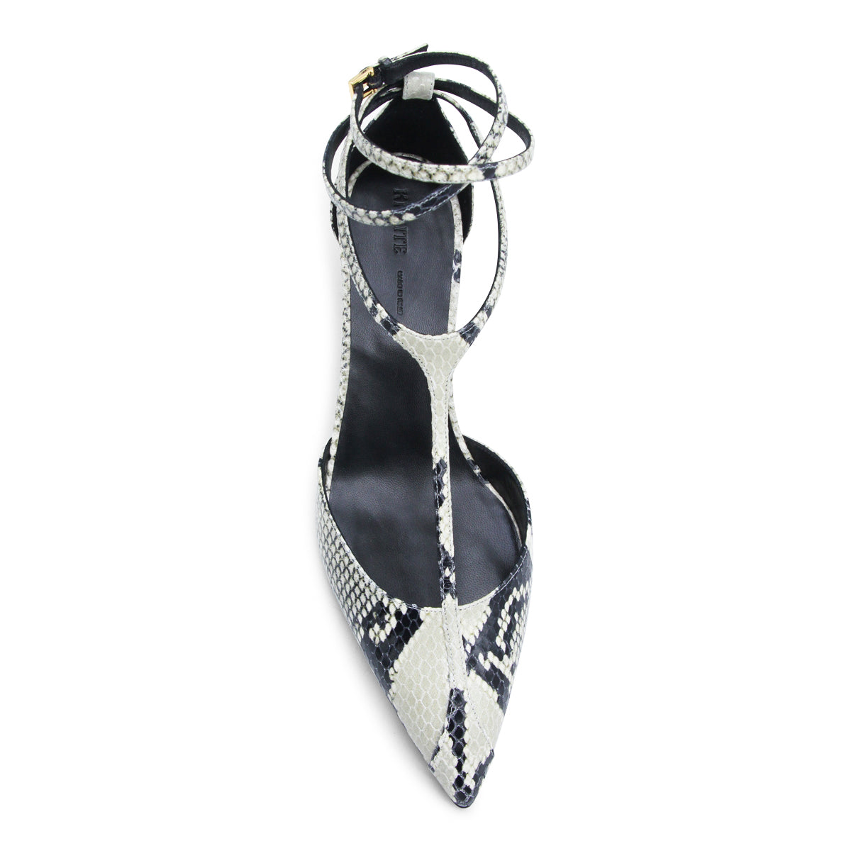 LIGHT GREY LEATHER SANDALS