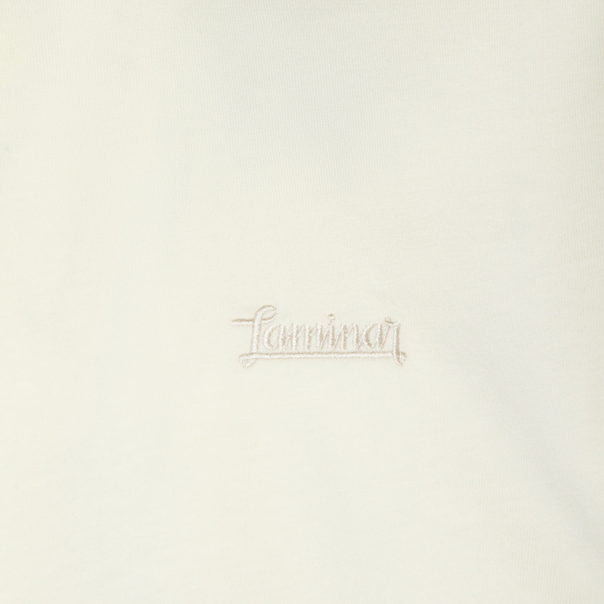 LIGHT CREAM COTTON T-SHIRT