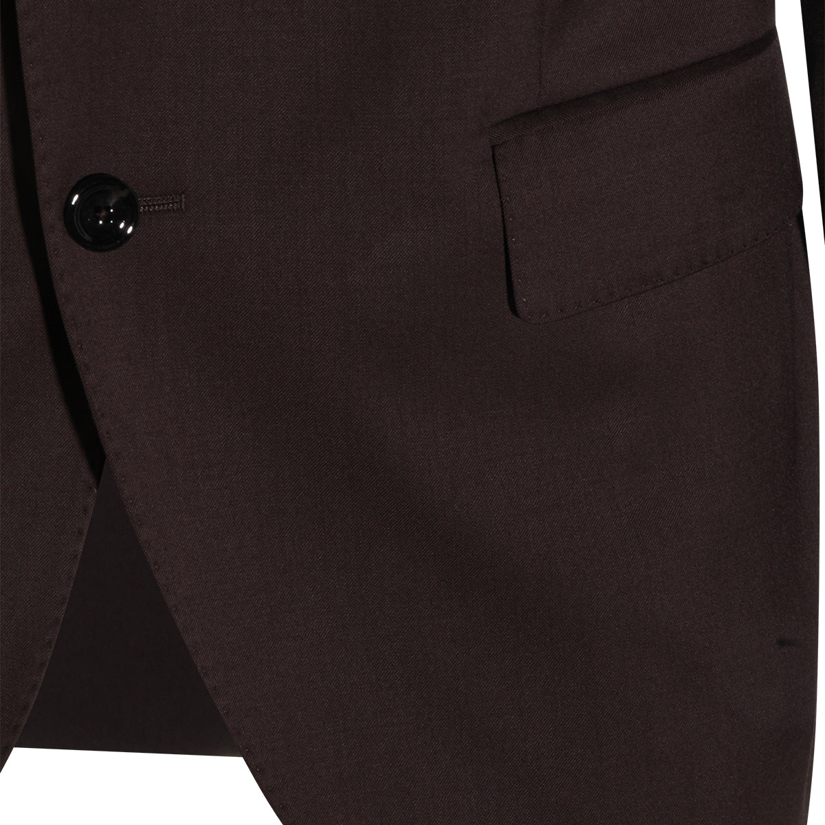 BROWN VIRGIN WOOL SUIT