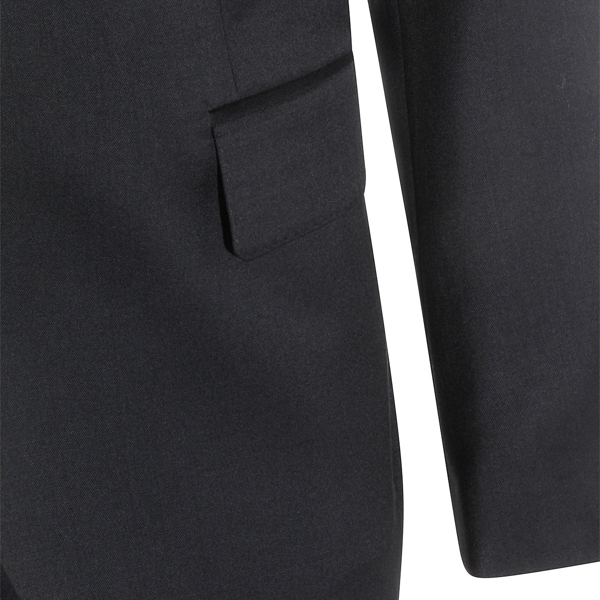 BLACK VIRGIN WOOL SUITS