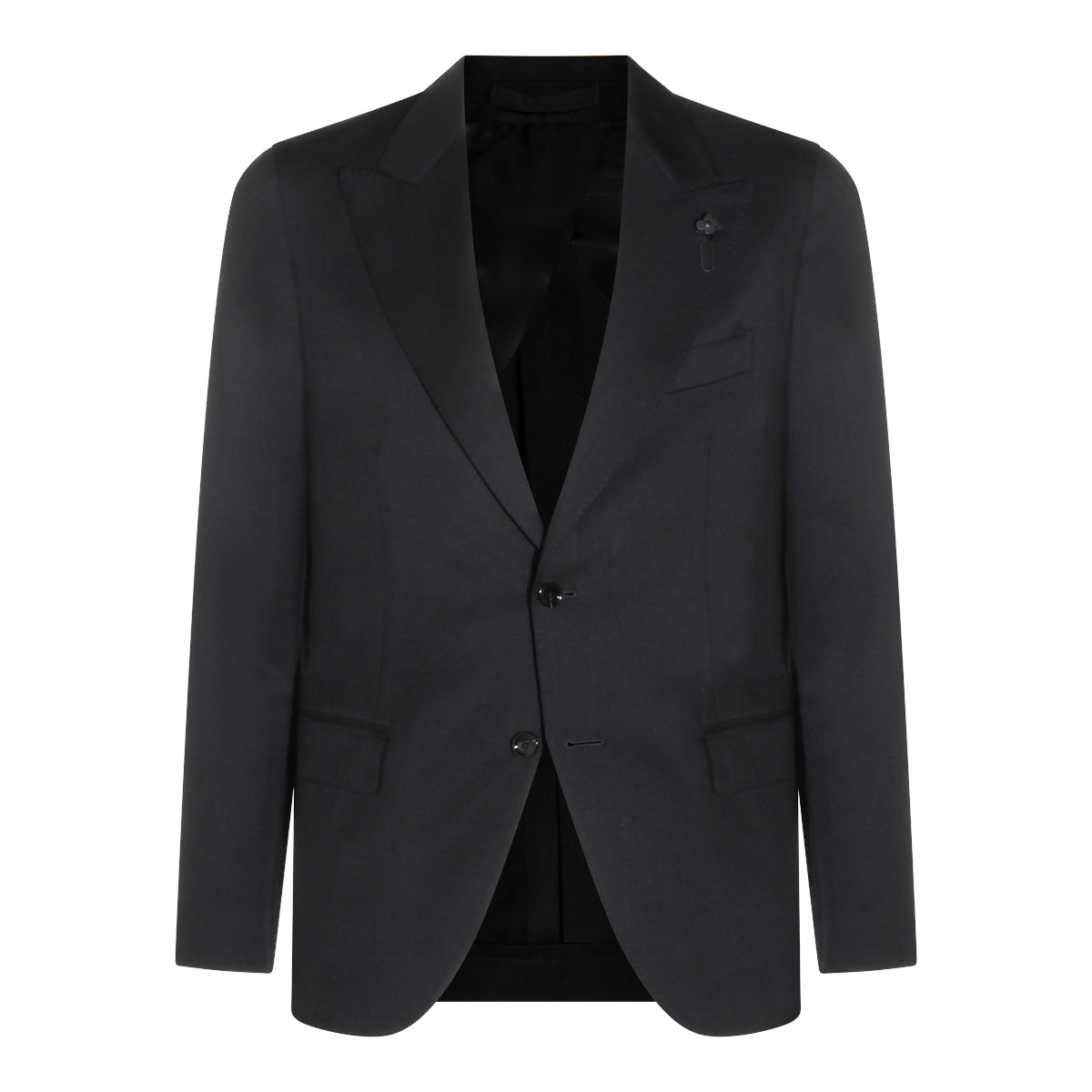 BLACK VIRGIN WOOL SUITS