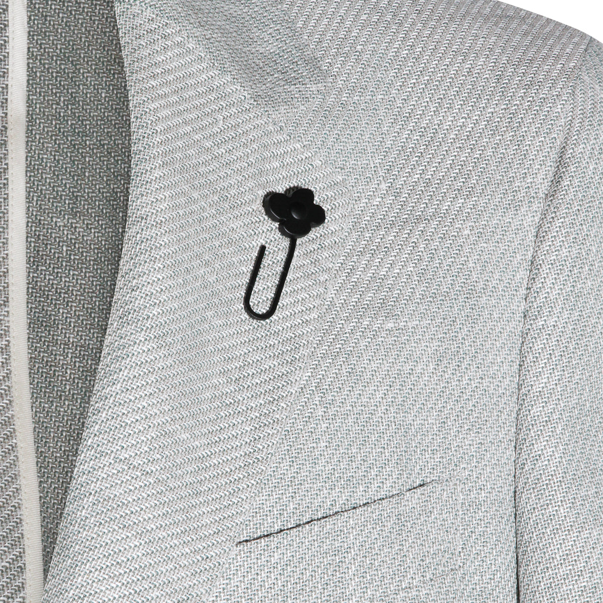 MINT WOOL AND LINEN BLAZER