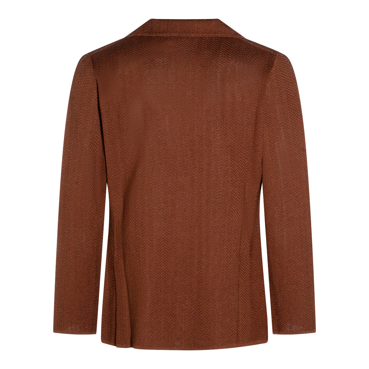 BROWN COTTON BLAZER