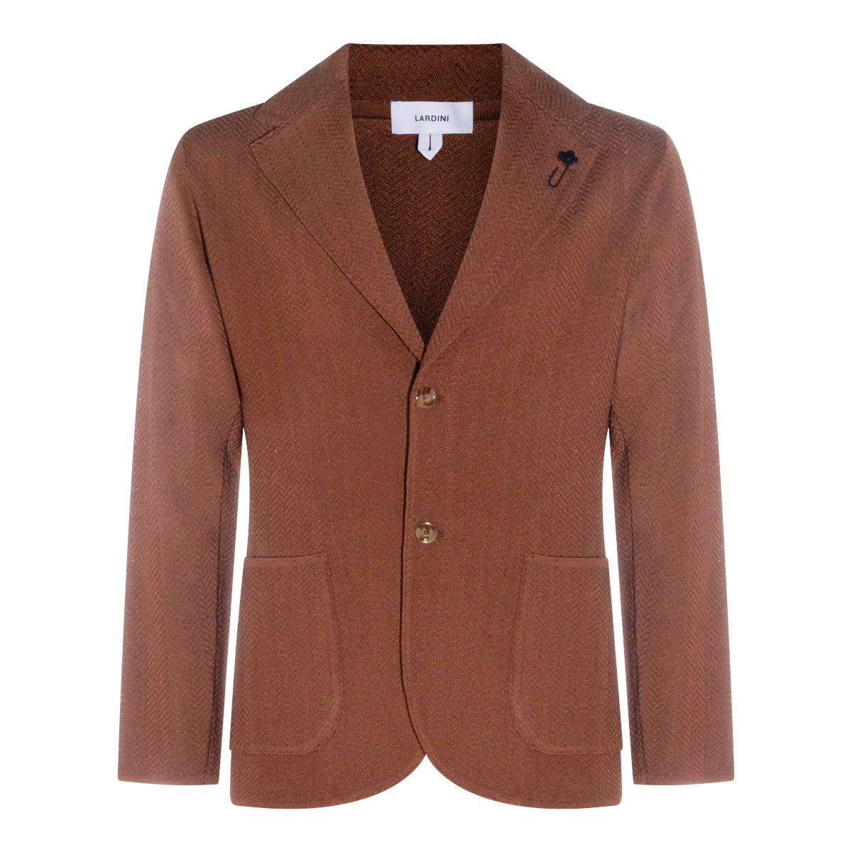 BROWN COTTON BLAZER