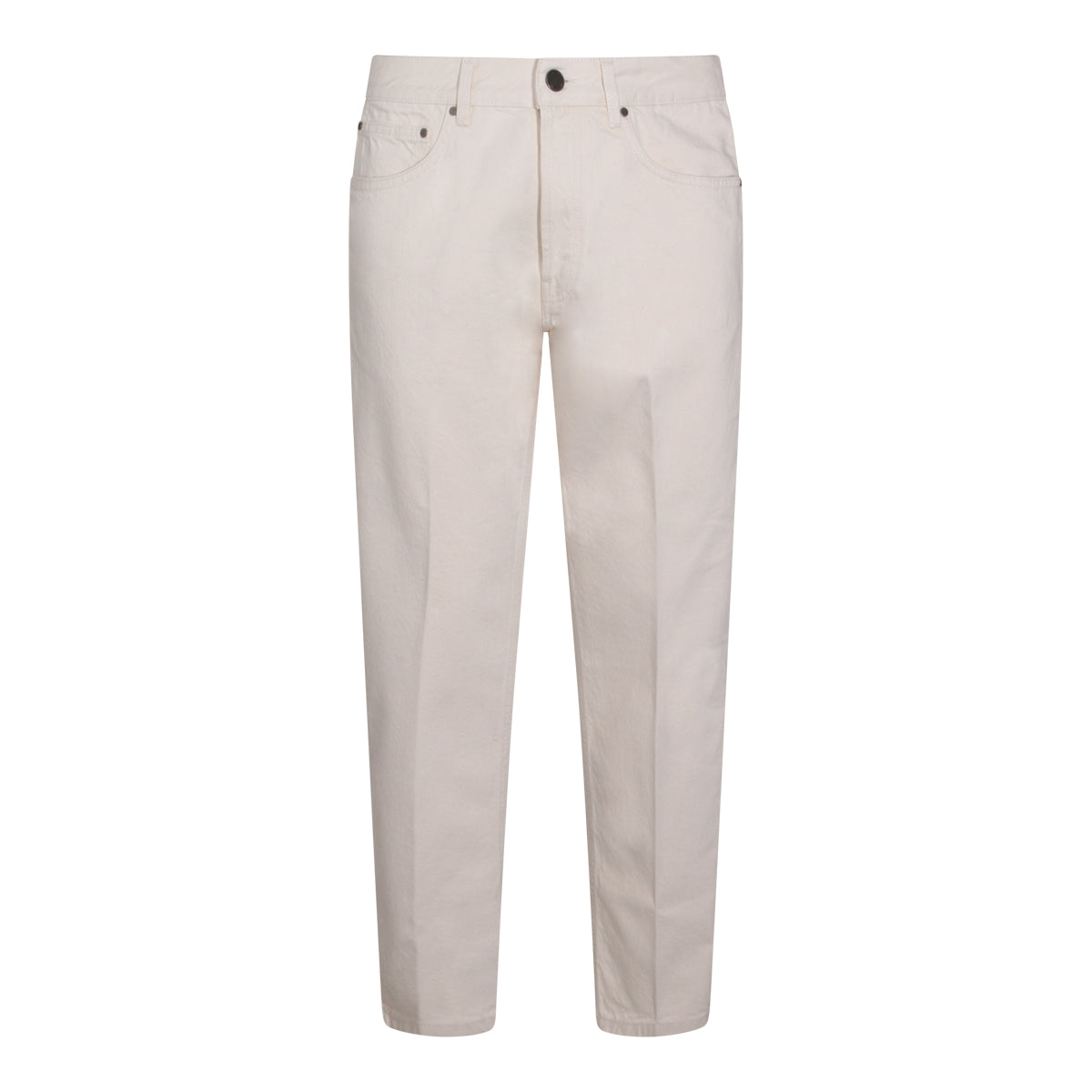WHITE COTTON JEANS