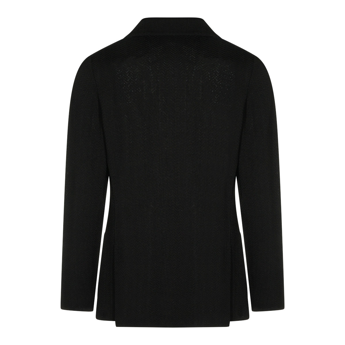 BLACK COTTON BLAZER