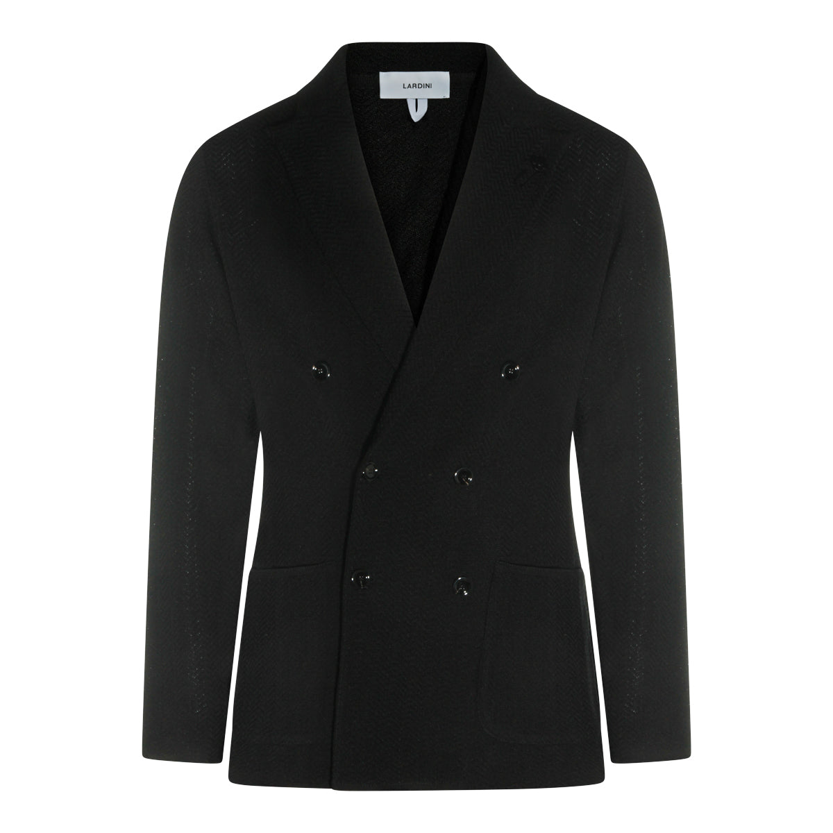BLACK COTTON BLAZER