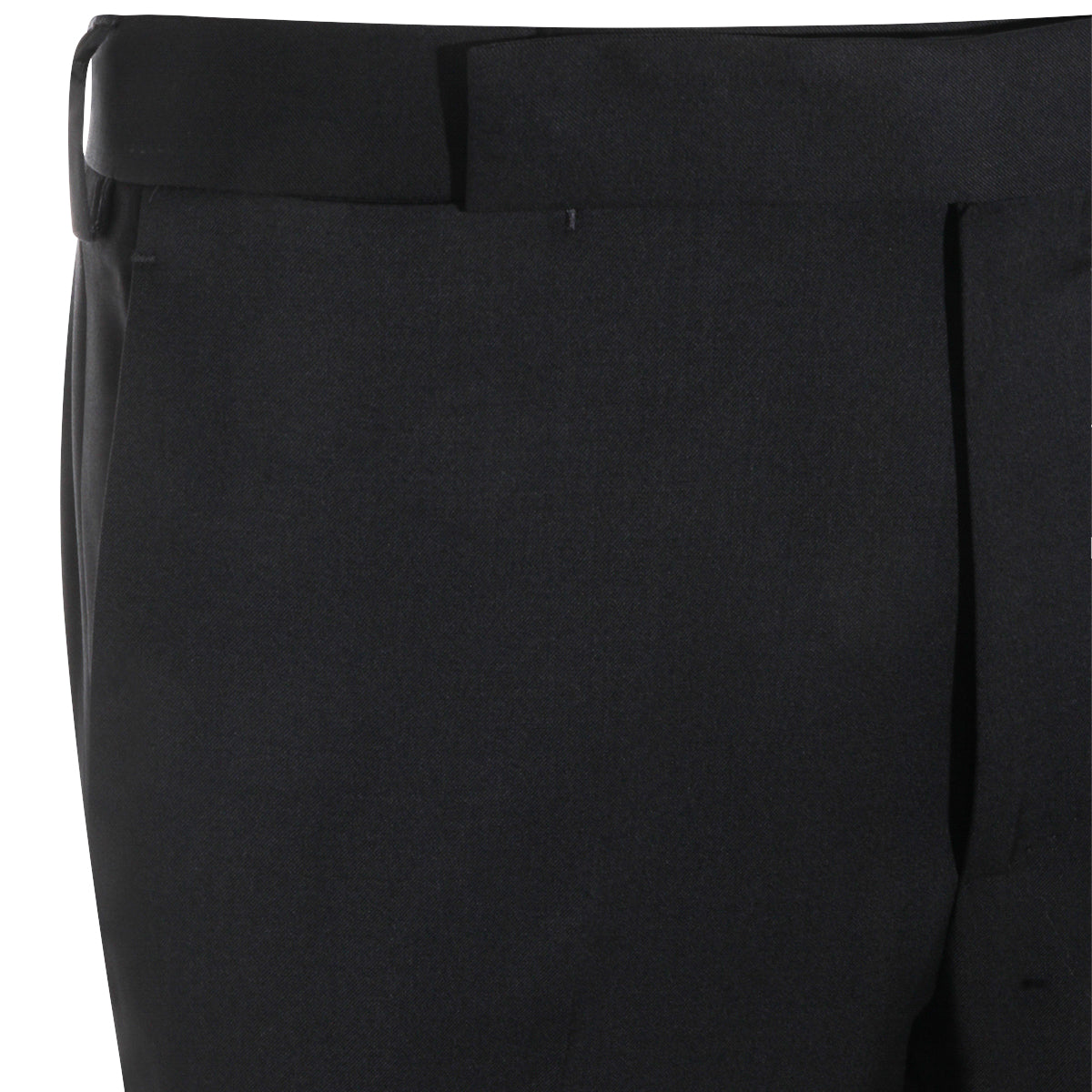 BLACK WOOL PANTS