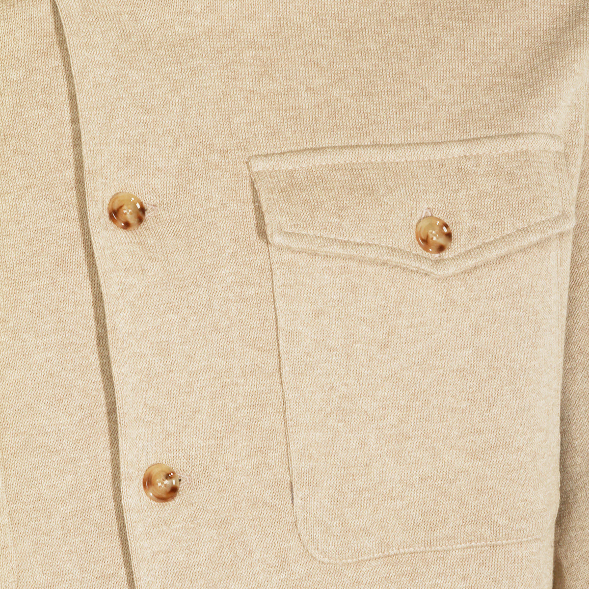 BEIGE COTTON CASUAL JACKET