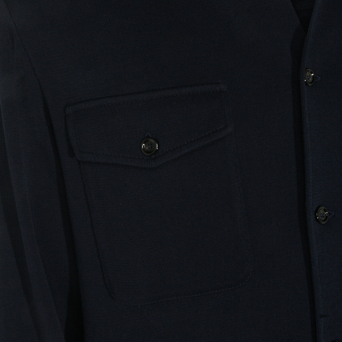 NAVY COTTON CASUAL JACKET