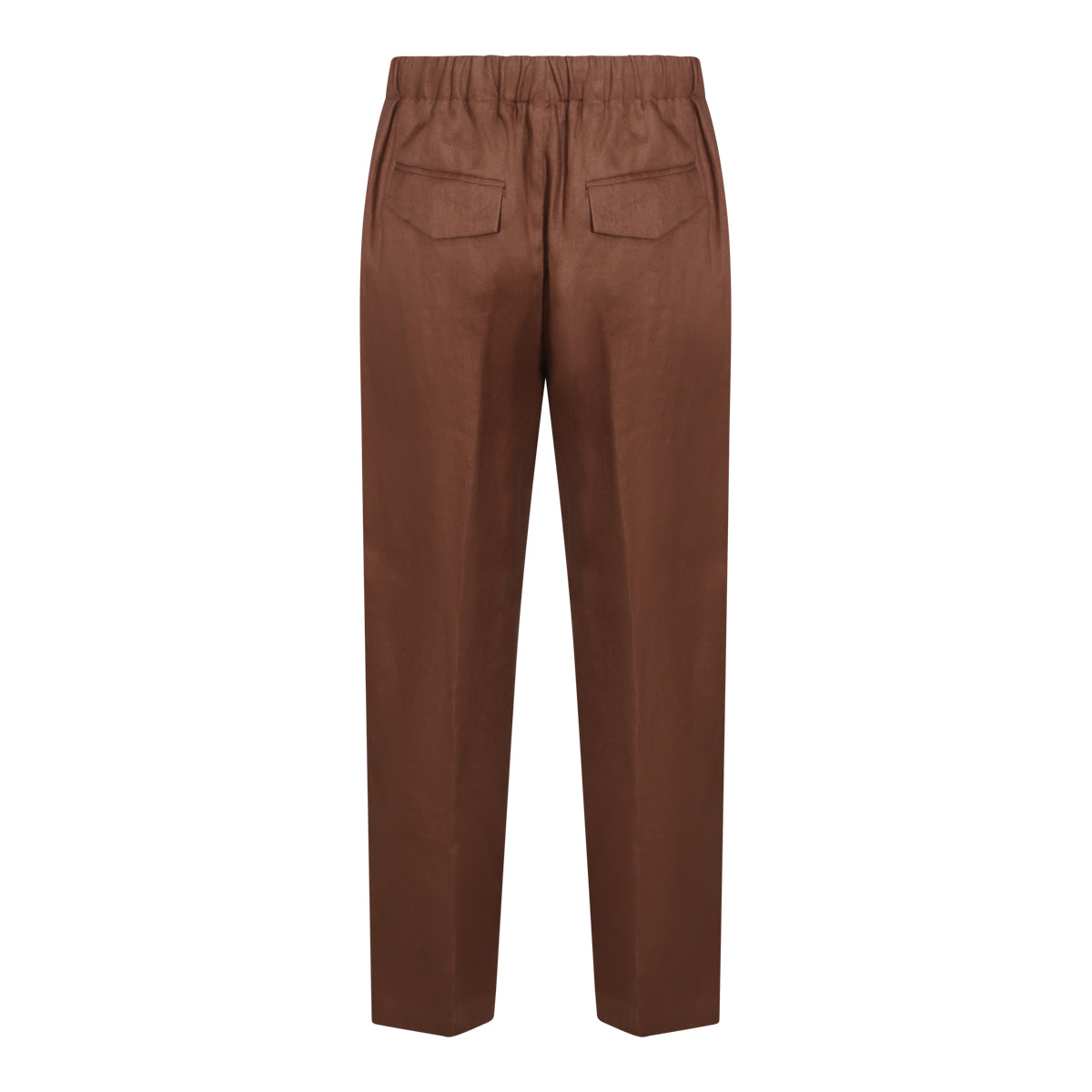 BROWN LINEN PANTS