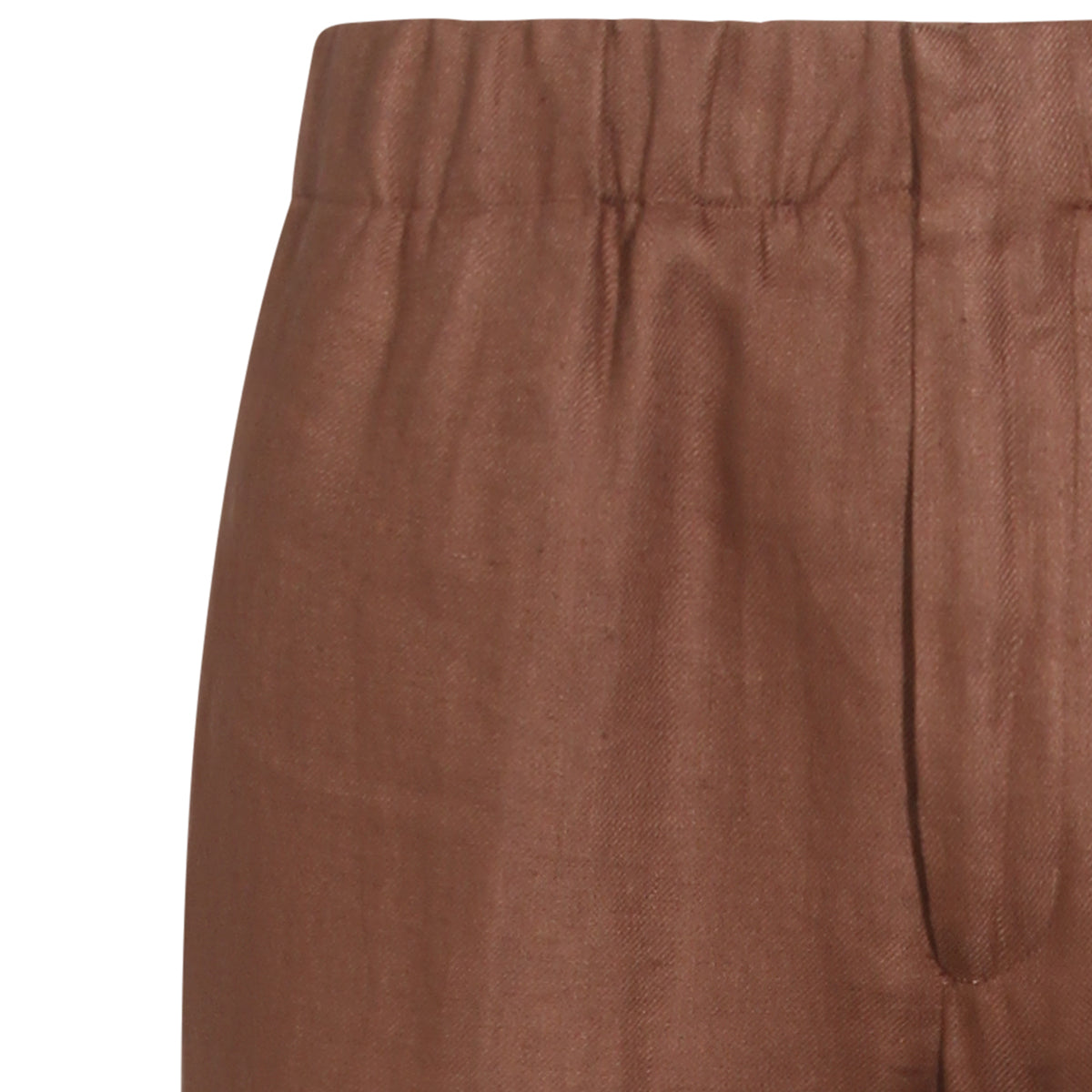 BROWN LINEN PANTS