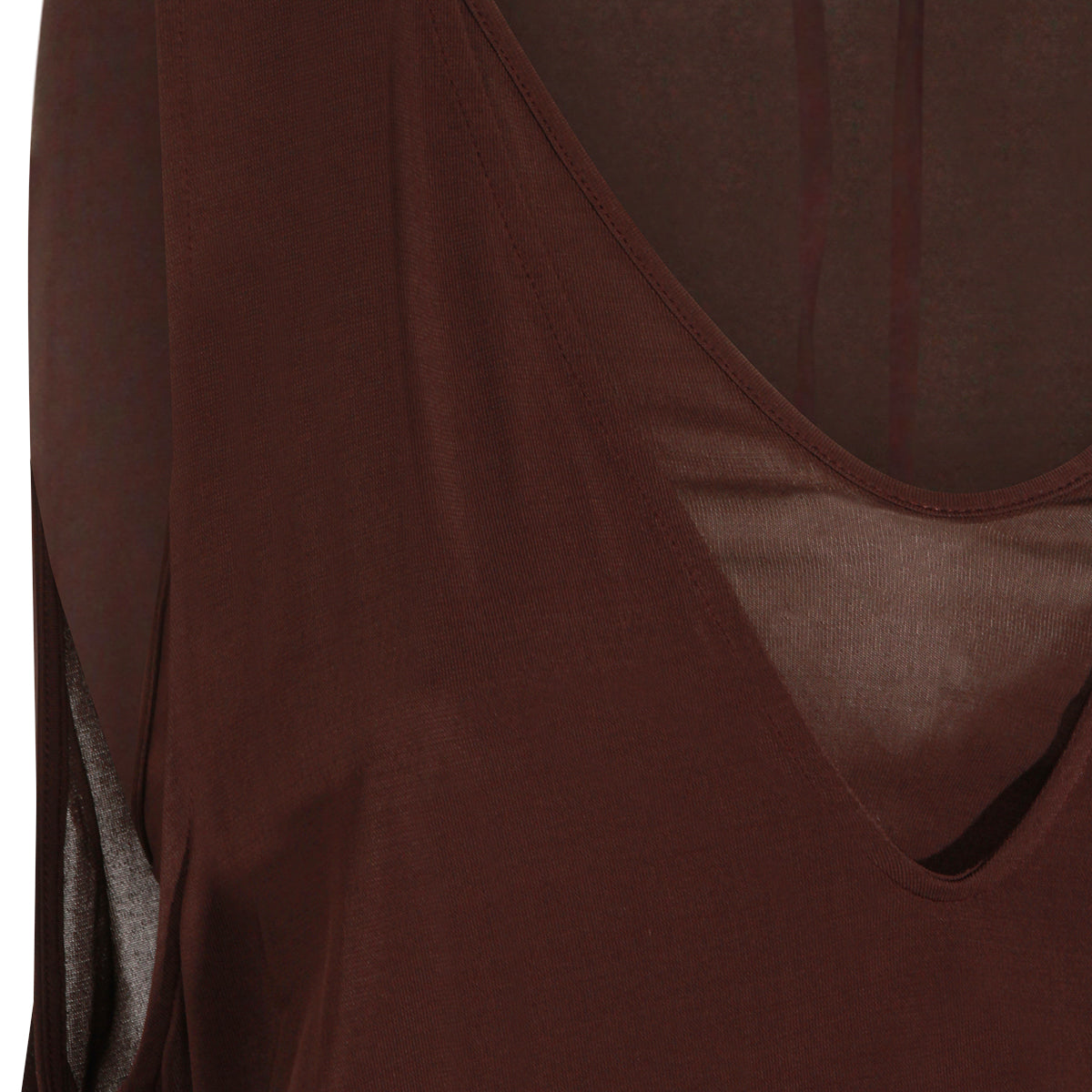 BROWN MIDI DRESS