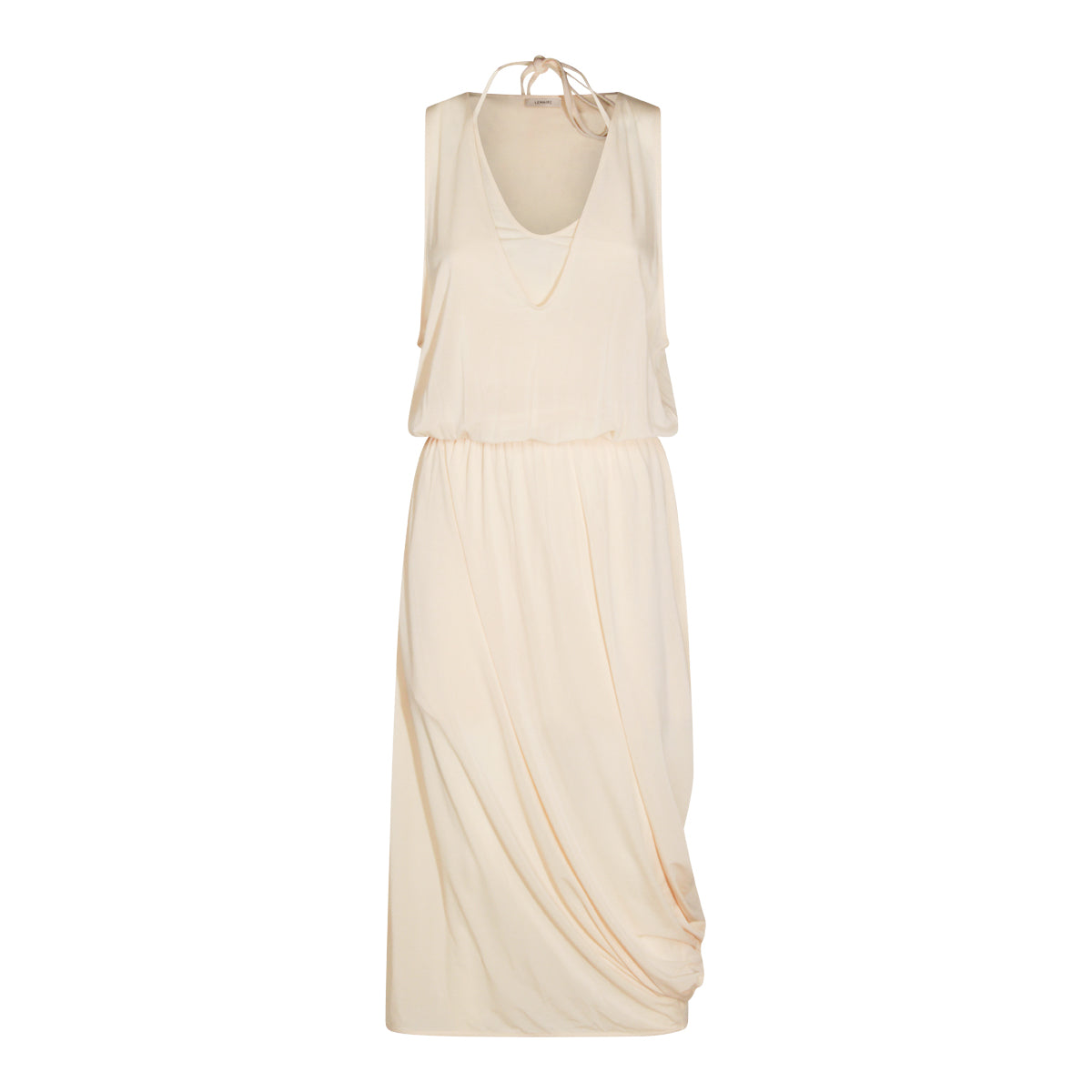WHITE MIDI DRESS