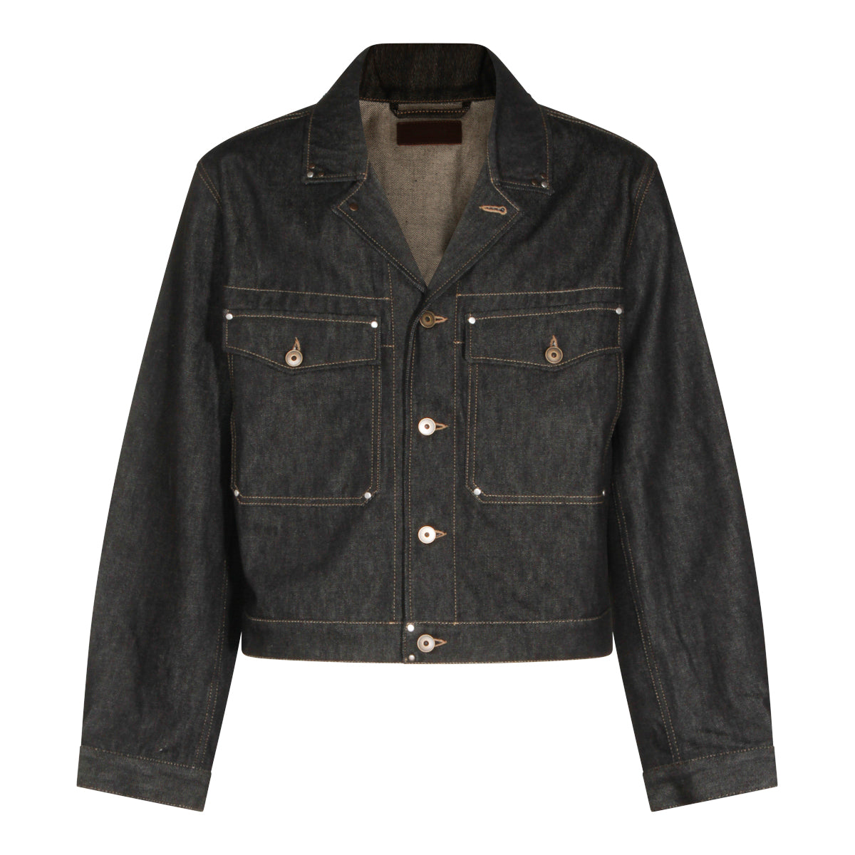 DENIM GREY COTTON JACKET