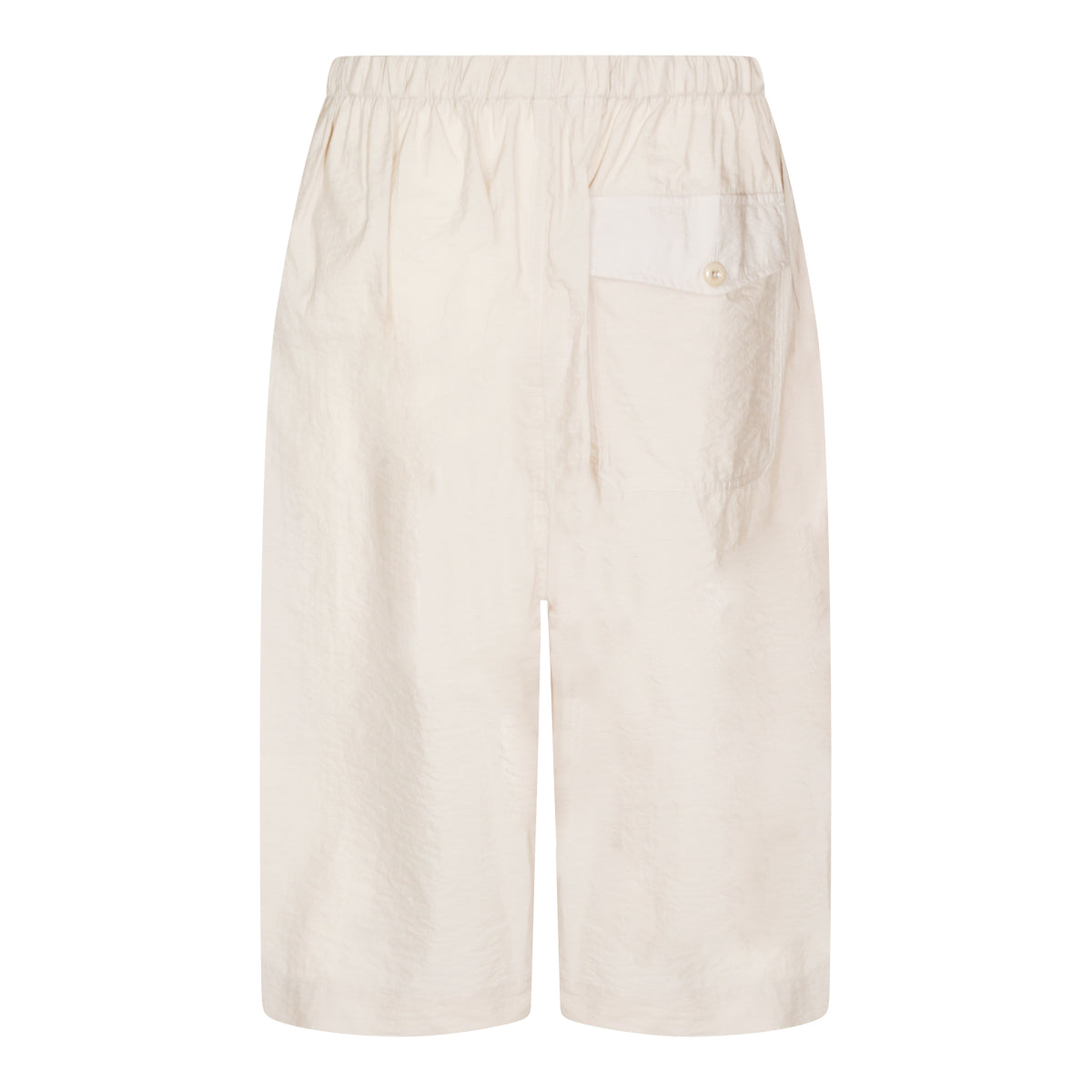 WHITE COTTON SHORTS