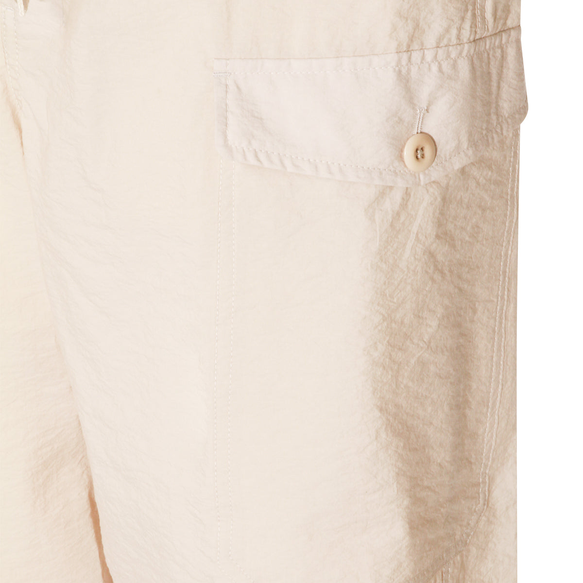 WHITE COTTON SHORTS
