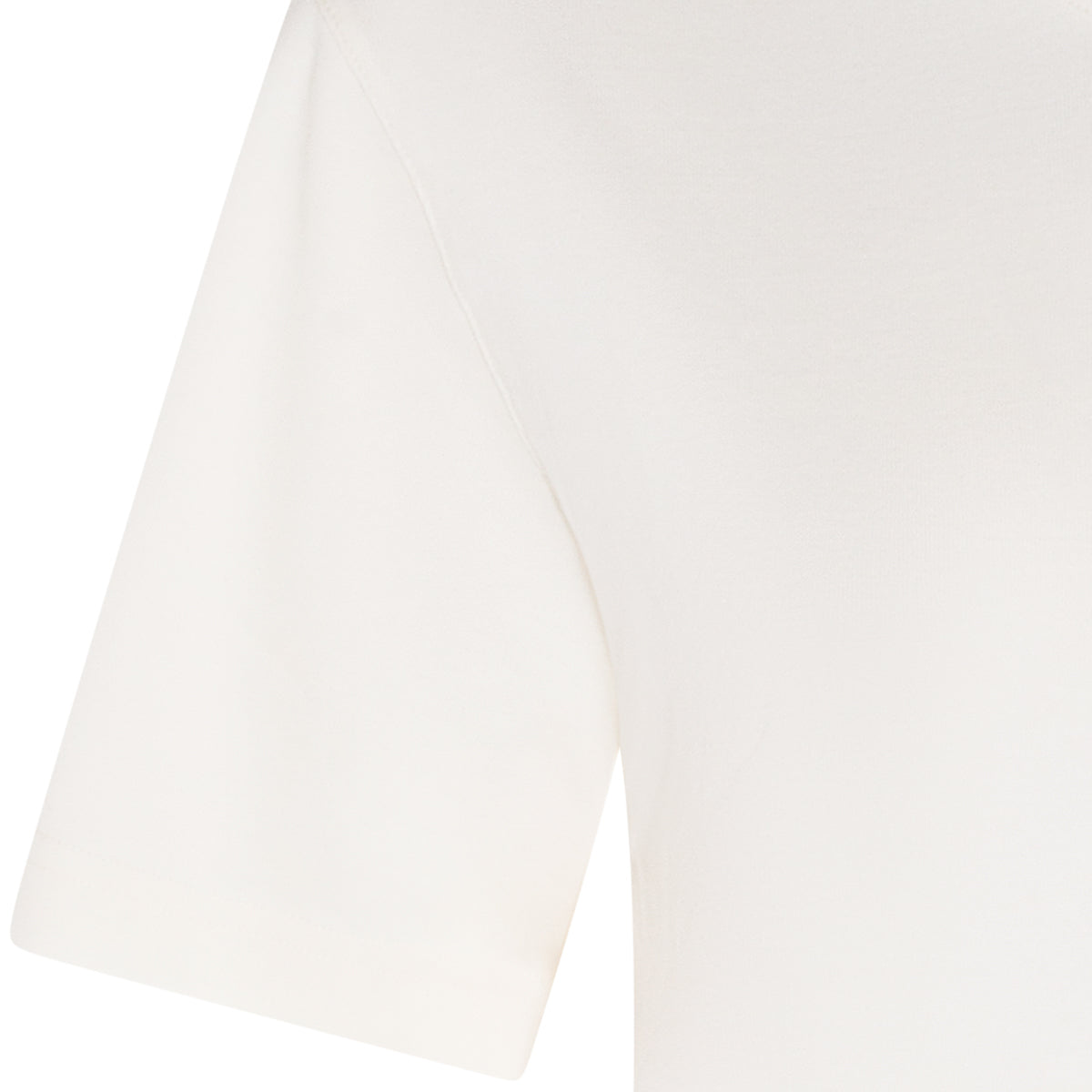 WHITE COTTON T-SHIRT