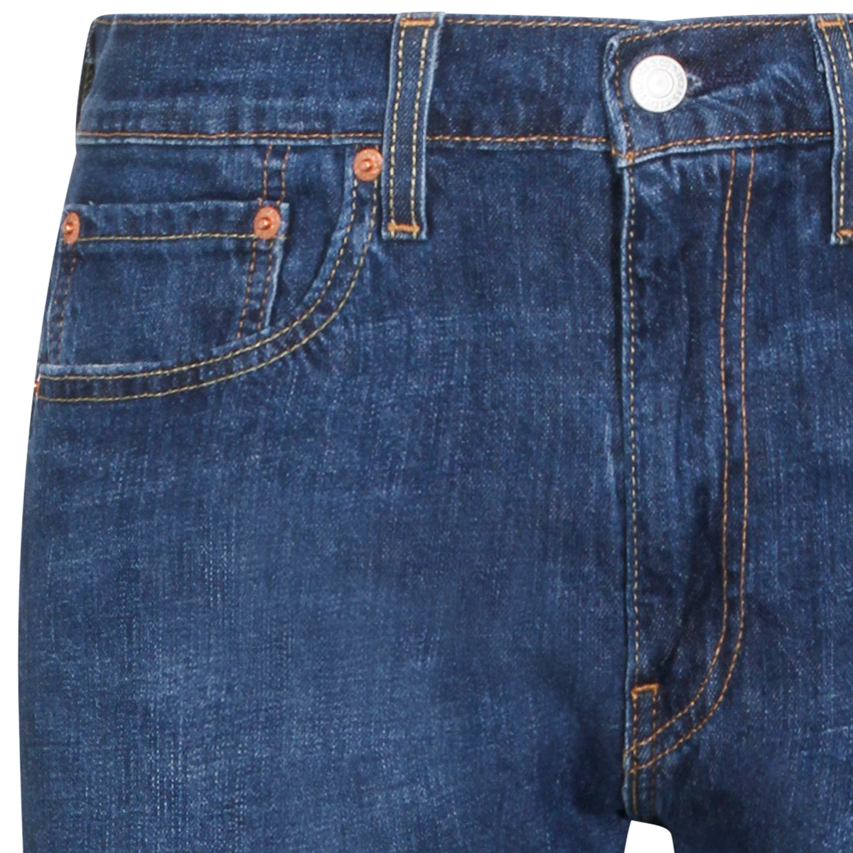 DARK BLUE COTTON DENIM JEANS