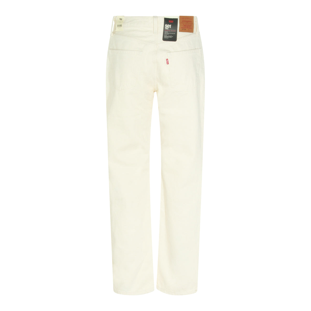 ECRU COTTON 501 DENIM JEANS